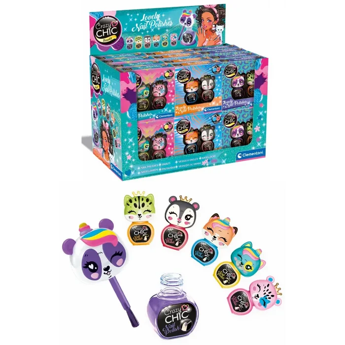 Clementoni Crazychic Nail Polish Set