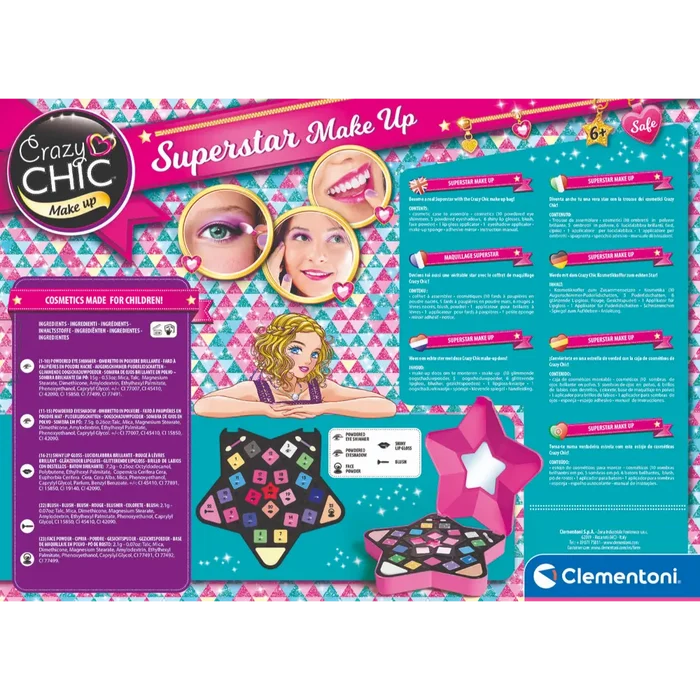 Clementoni Crazychic Superstar Make Up