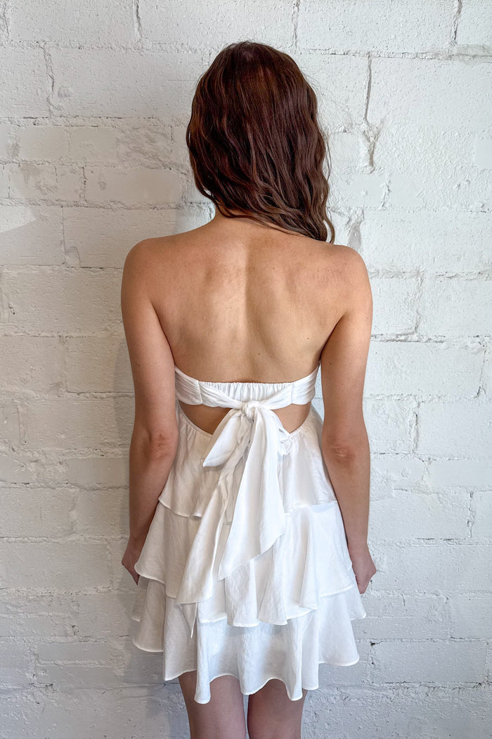 Coastal Drift Dress, White Mini Dress, White Dress, Bridal Dress, Spring and Summer Styles, Spring and Summer Dresses, Adeline Boutique, Dallas Boutique, Women's Dresses
