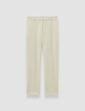 Beige Bi-Stretch Toile Coleman Trousers - Joseph