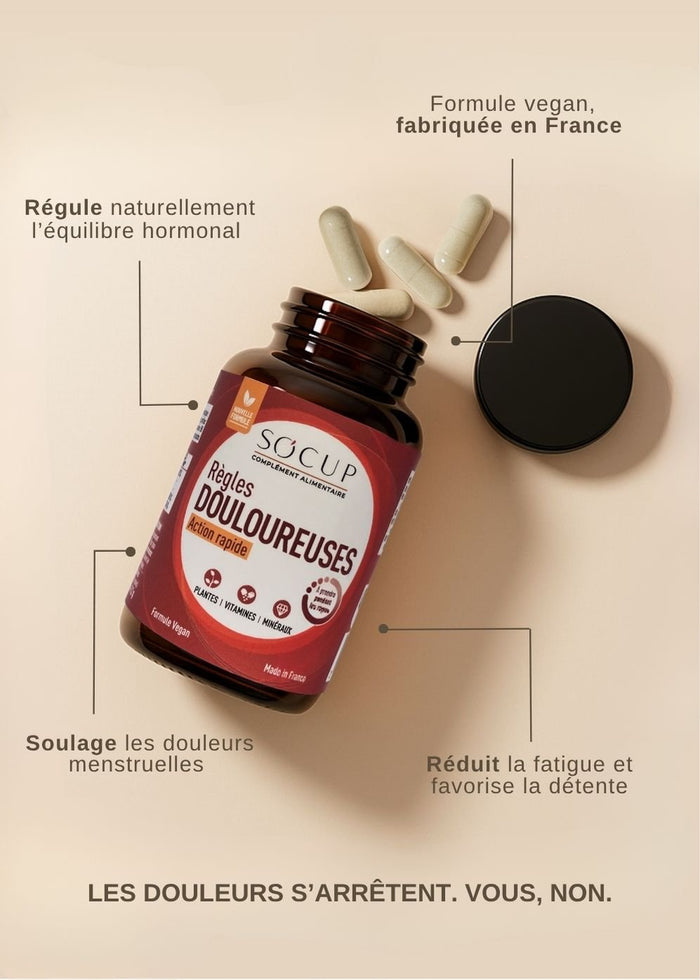 Complément Alimentaire Règles Douloureuses - SO'CUP