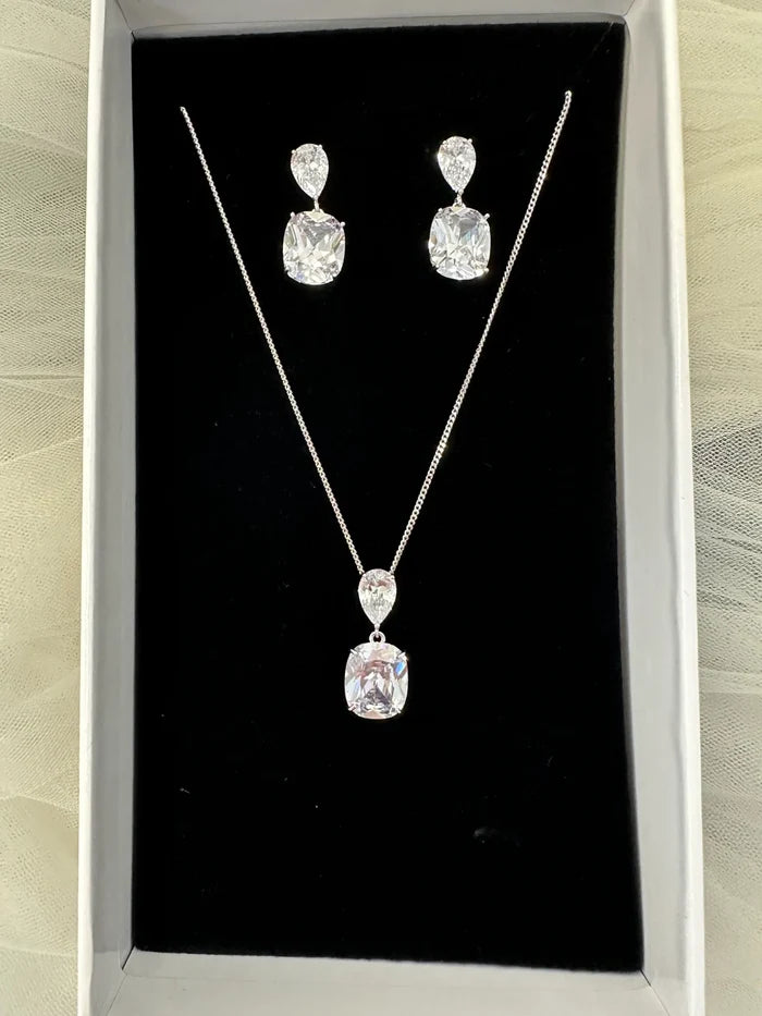 Cordelia Necklace and Earring Set - Jewellery - Windsor Bridal Jewellery