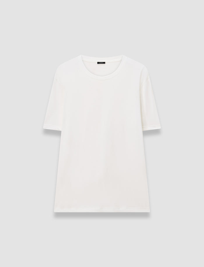 Cotton Silk Jersey T-Shirt