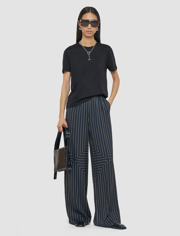 Cotton Silk Jersey T-Shirt