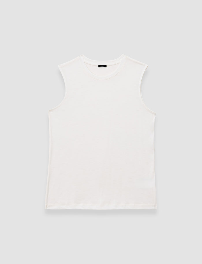 Cotton Silk Jersey Tank Top