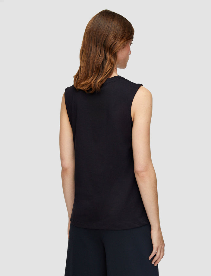 Cotton Silk Jersey Tank Top