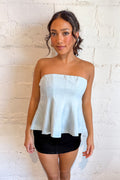 Cozy Suede Tube Top, Tops, Tube Tops, Fall Tops, Suede Top, Game Day Outfits, Adeline Boutique, Dallas Boutique, Boutique Clothing