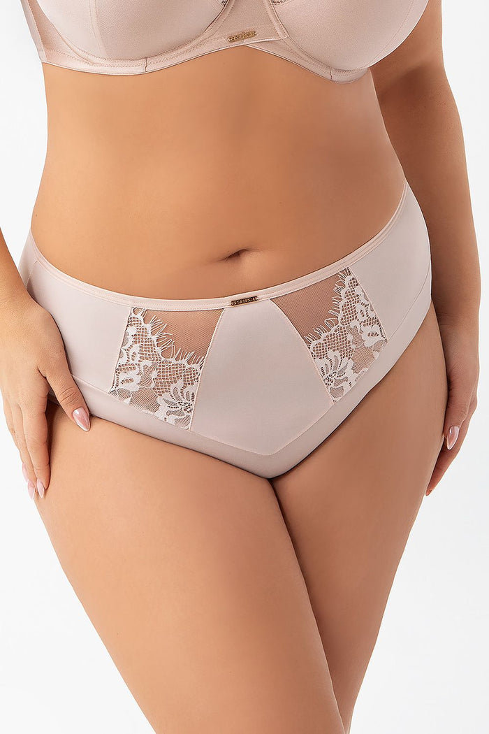 Culotte Gorsenia Lingerie beige 216147 - vue produit 1 Secretelles