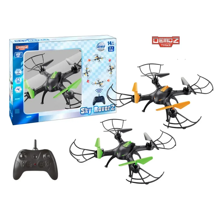 Demoz RC Sky Roverz 2.4G Remote Control Stunt Vehicle with LED Lights