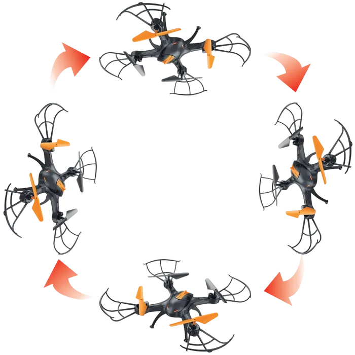 Demoz RC Sky Roverz 2.4G Remote Control Stunt Vehicle with LED Lights