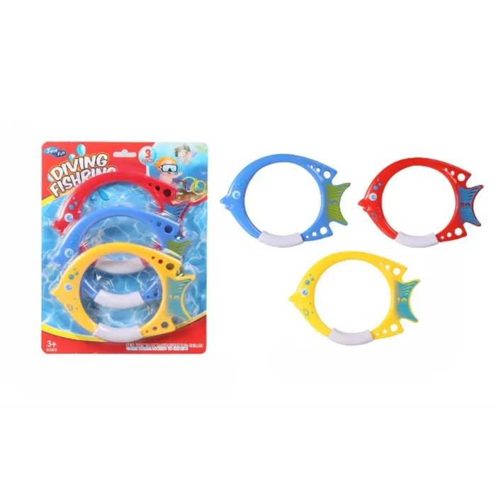 Diving Fish Ring Toys 3-pieces
