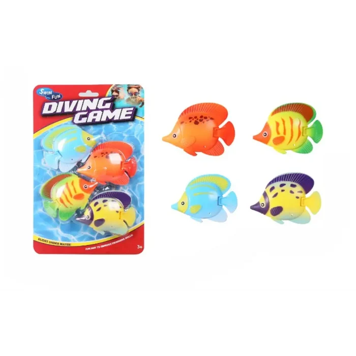 Diving Regal Fish Toys 4-pieces Set