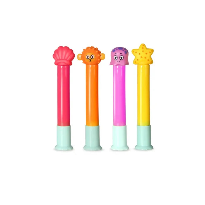 Diving Sea Animal Sticks 4pcs
