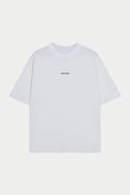 DOUBLE MICRO COPYRIGHT PRINT T-SHIRT - WHITE