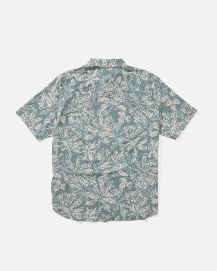 Drifter Uv Button Up - Atlantic Green
