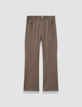 Brown Tafira Gabardine Stretch Trousers - Joseph