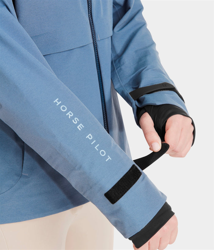 Element | Cloudy Blue | Jacket Veste d'équitation imperméable et coupe vent femme| Horse Pilot