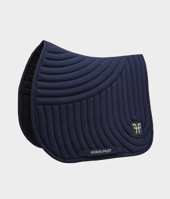 tapis de selle ergonomique d'équitation | Bleu marine | Horse Pilot