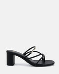 Fuming Block Heel - Black - Shoes - Novo Shoes