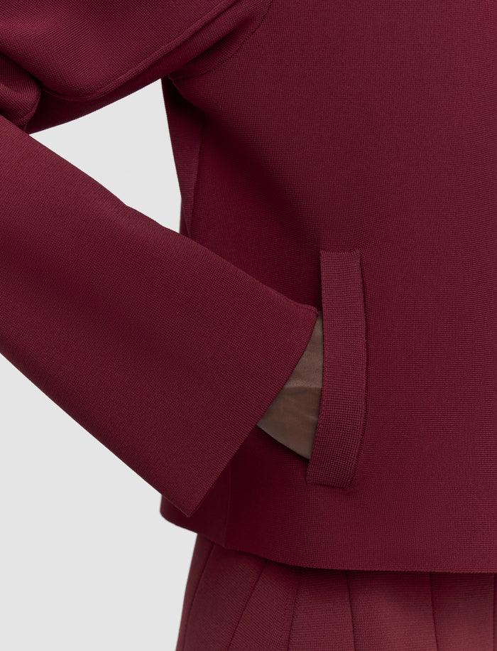 Red Gare Compact Milano Knit Jacket - Joseph