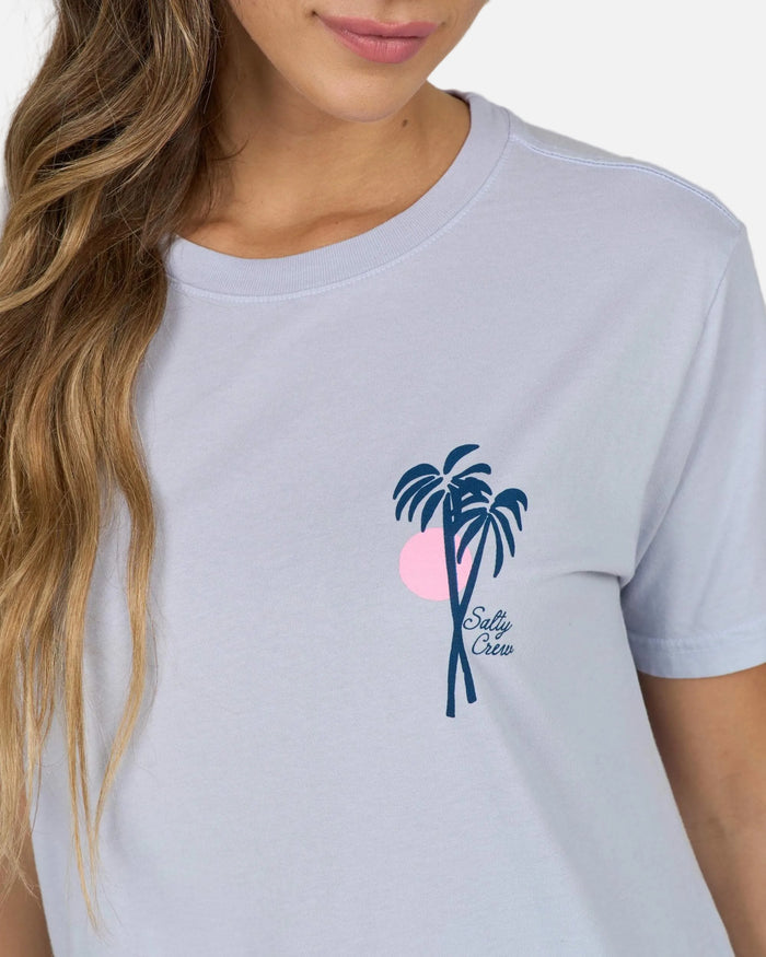 Geo Palm B.f. Tee - Fog