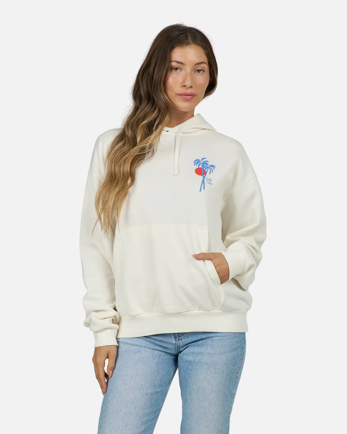 Geo Palm Hoody  - Off White