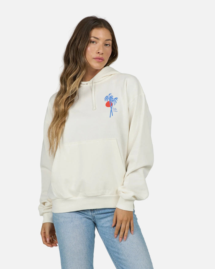 Geo Palm Hoody  - Off White
