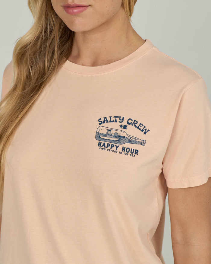 Happy Hour B.f. Tee - Apricot