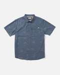 Salty crew WOVEN SHIRTS Helmsman Uv Button Up - Bluefin in Bluefin