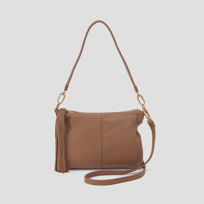 Hobo Kori Crossbody in Pebbled Leather | Timber Brown