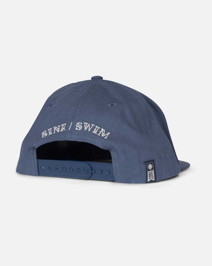 Salty crew HATS Hopper  5 Panel - Slate in Slate
