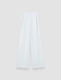 Blue Hulin Crepe de Soie Silk Trousers - Joseph