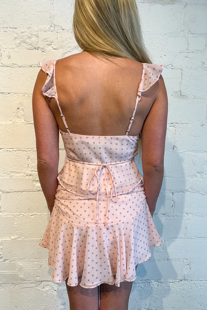 Ivy Mini Skirt, Mini Skirt, Sets, Polka Dot, Adeline Boutique, Dallas Boutique, Bottoms