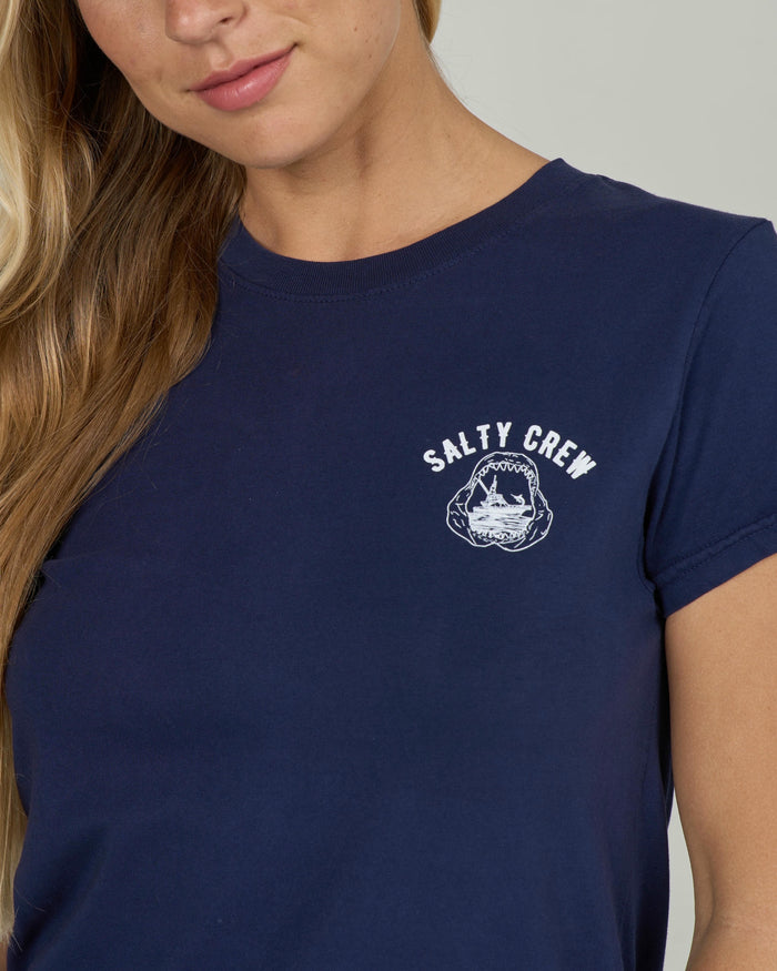 Jawbone Modern Tee - Bright Navy