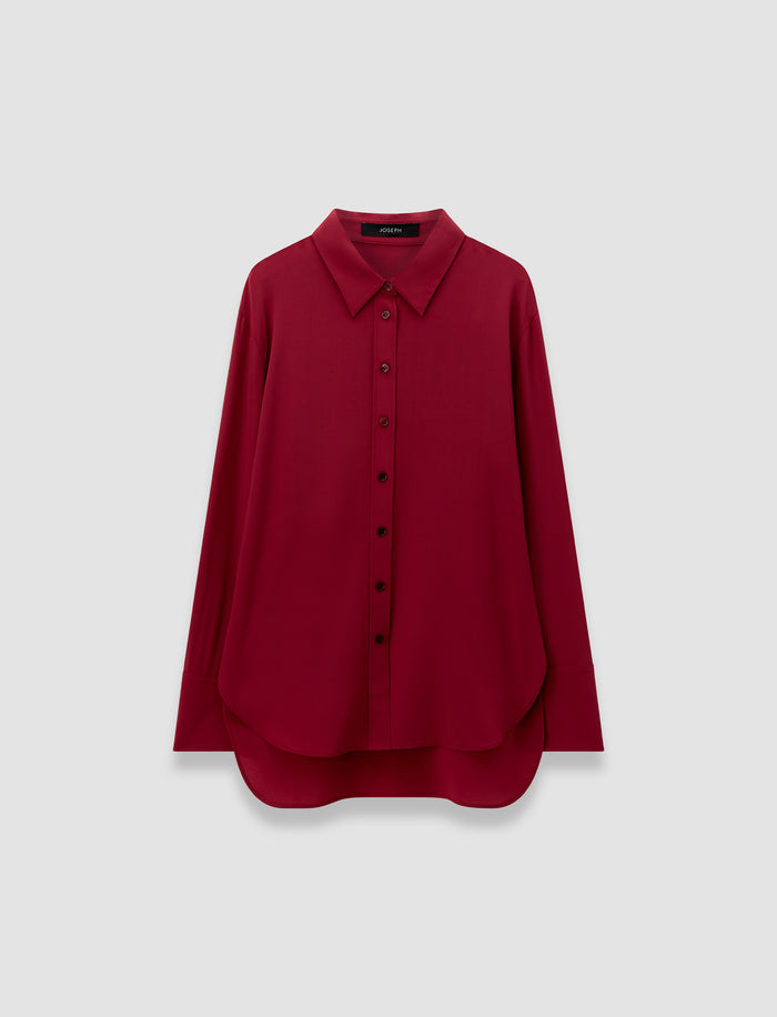 Joe Crepe de Chine Silk Blouse