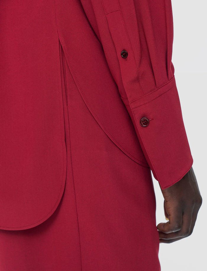 Grey Joe Crepe de Chine Silk Blouse - Joseph