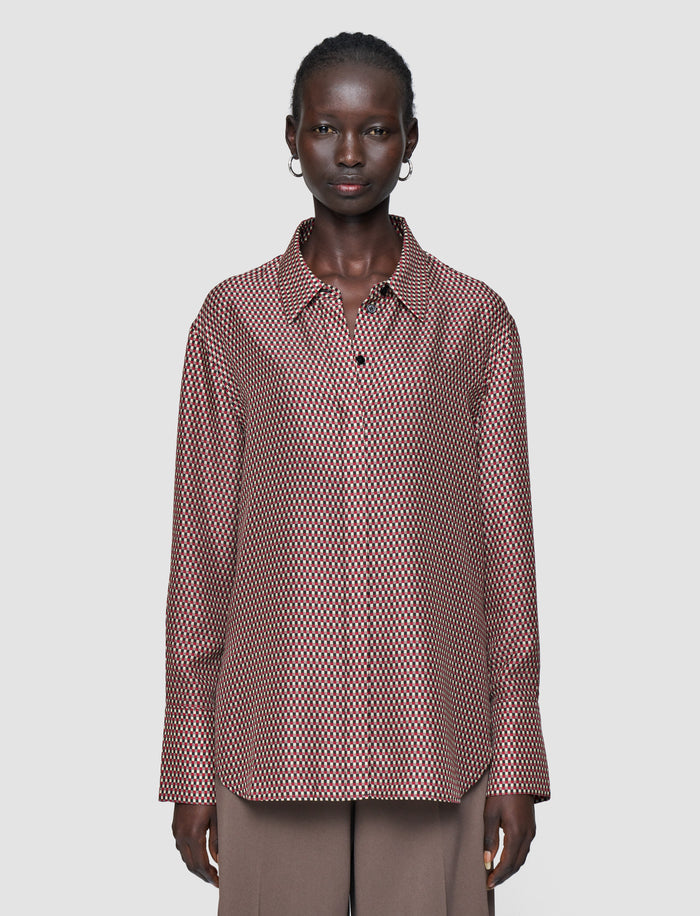 Multicolour Joe Printed Silk Blend Blouse - Joseph