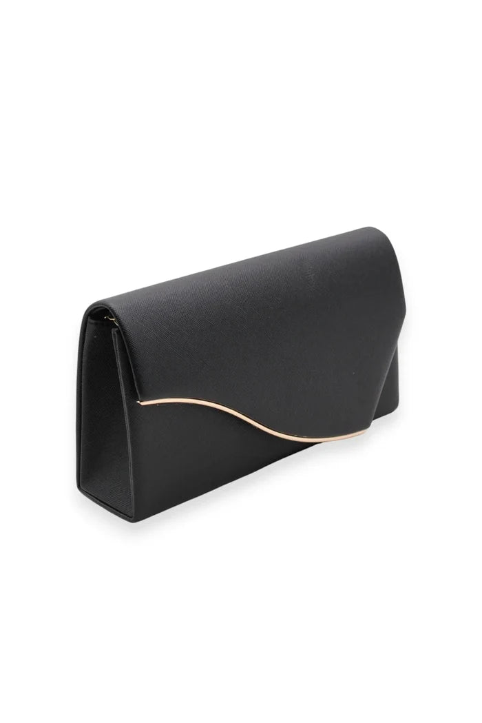 Jordana Clutch Black - Accessory - Morgan and Taylor