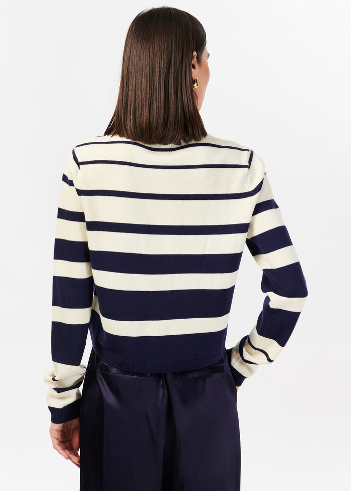 Kimbra Pearl Sweater (Shadow Stripe)