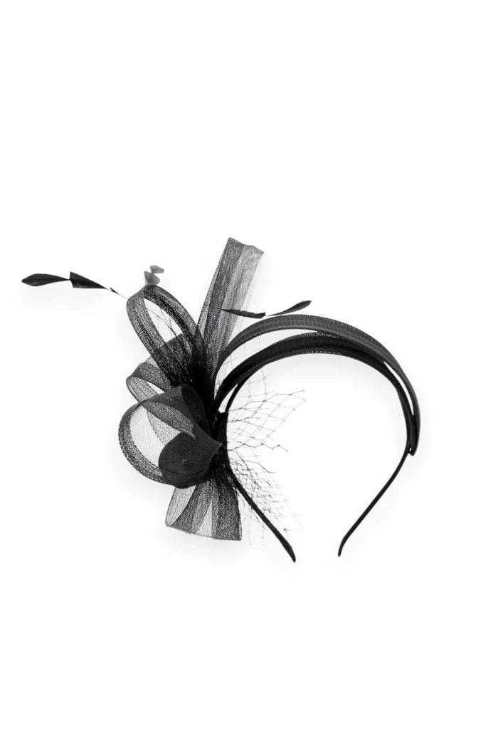 Kora Fascinator Black - Accessory - Morgan and Taylor