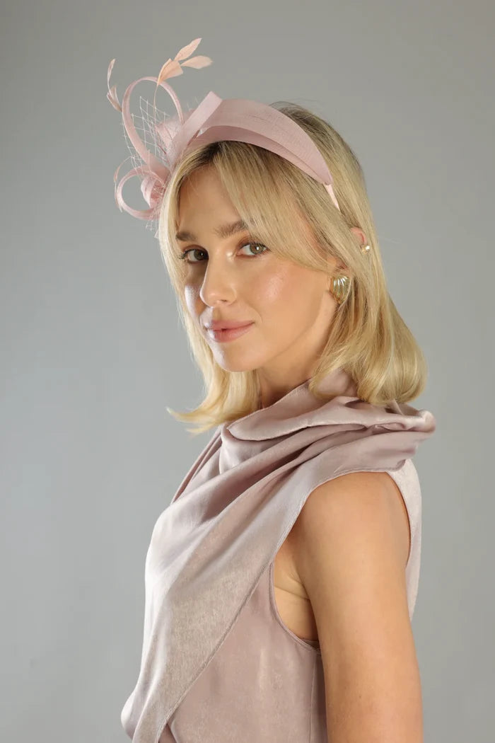 Kora Fascinator Blush - Accessory - Morgan and Taylor