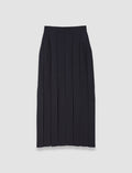 Black Lagny Compact Milano Knit Skirt - Joseph