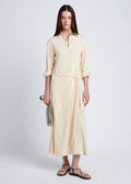 Lato Wrap Dress (Light Wheat)