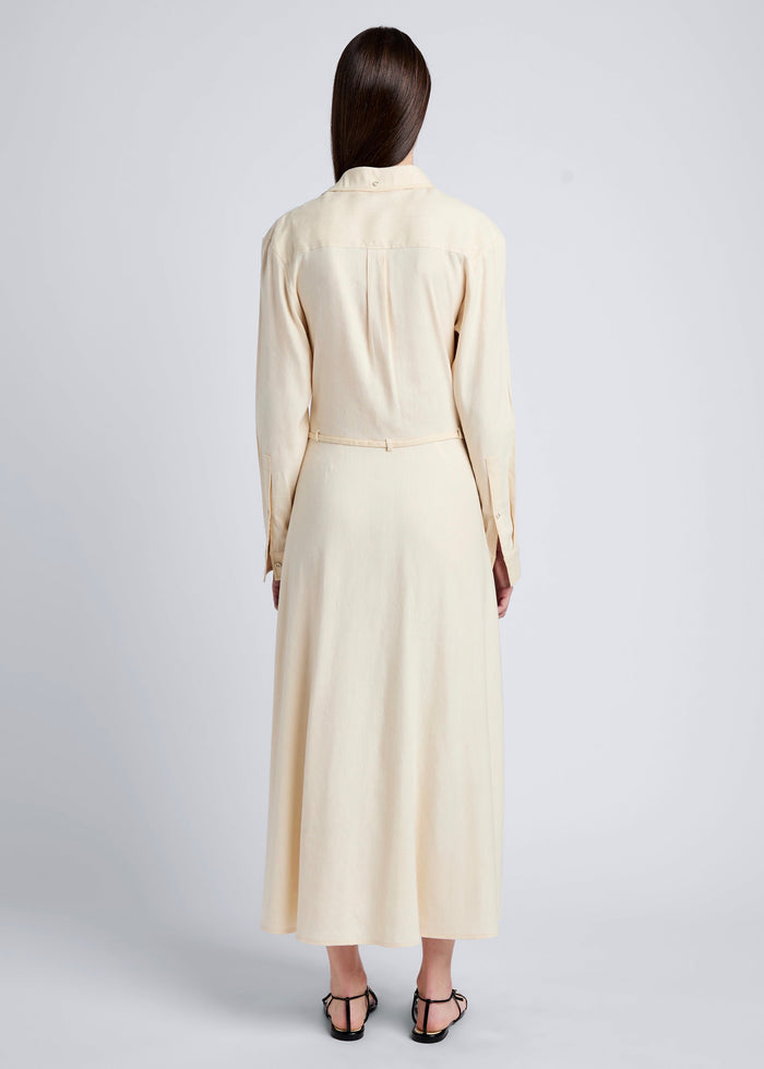 Lato Wrap Dress (Light Wheat)