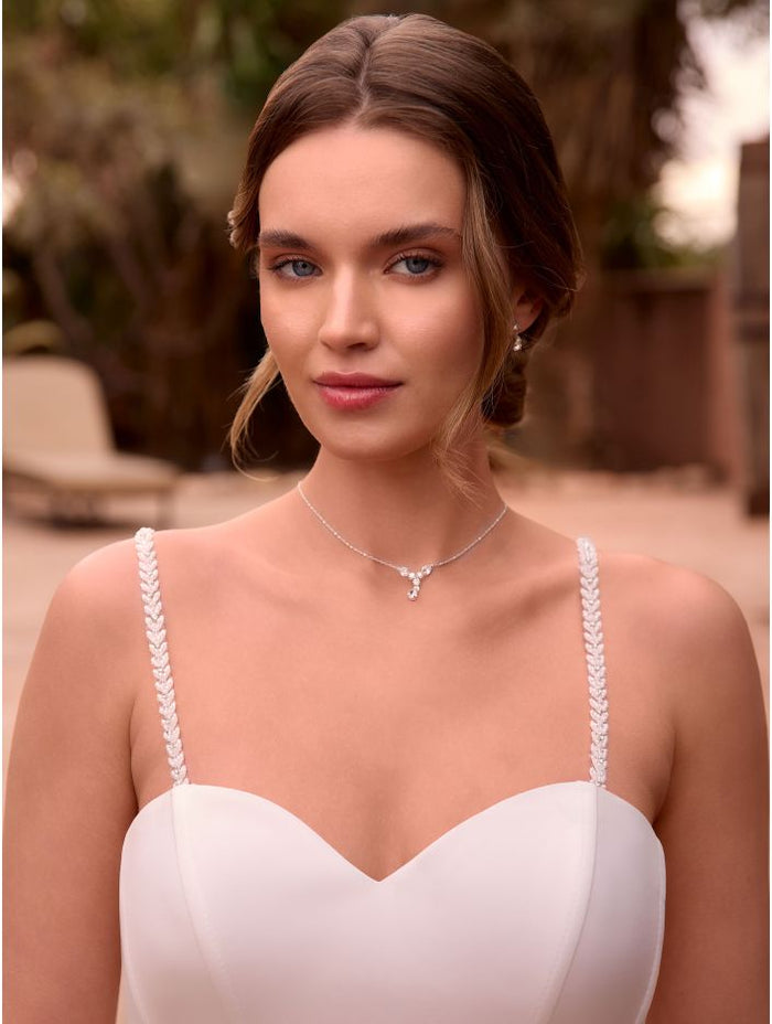 Leaf Lace Bridal Strap - Accessory - Bianco Evento