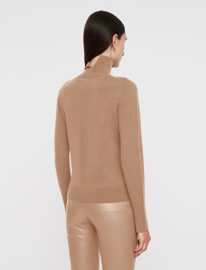 Light Pure Cashmere High Neck Jumper