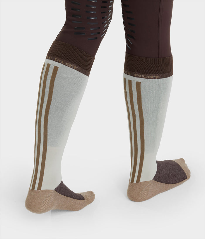 Light Socks Deux paires de chaussettes d'équitation femme| Horse Pilot