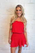 Lovely Lady Lace Mini Dress, Mini Dress, Spring and Summer Dresses, Vacation Dresses, Going Out Dress, Strapless Mini Dress, White Dress, Adeline Boutique, Dallas Boutique