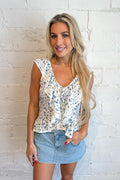 Maisie Top, Floral Top, Spring and Summer Tops, Blouse, Adeline Boutique, Dallas Boutique, Spring Styles