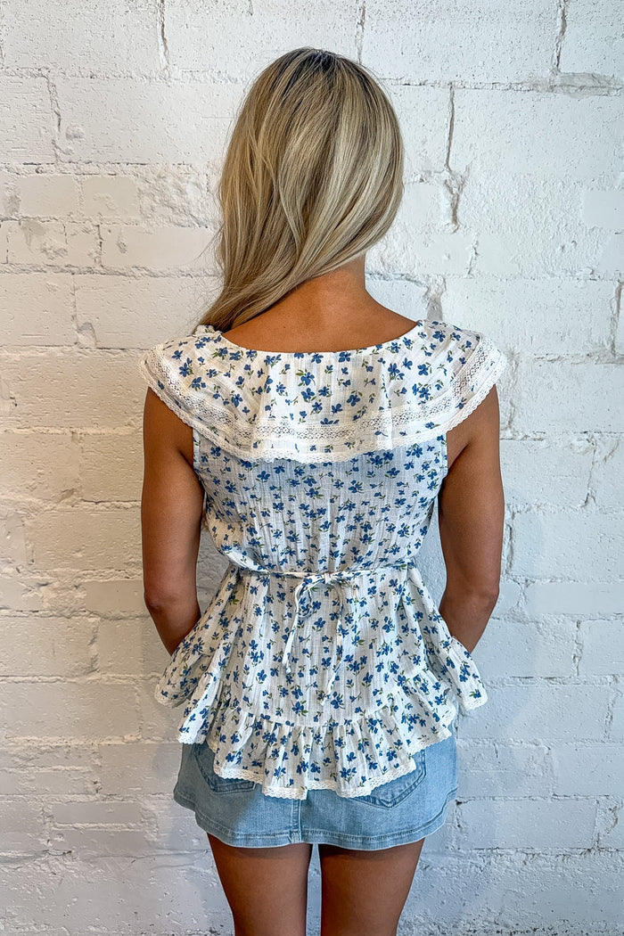 Maisie Top, Floral Top, Spring and Summer Tops, Blouse, Adeline Boutique, Dallas Boutique, Spring Styles